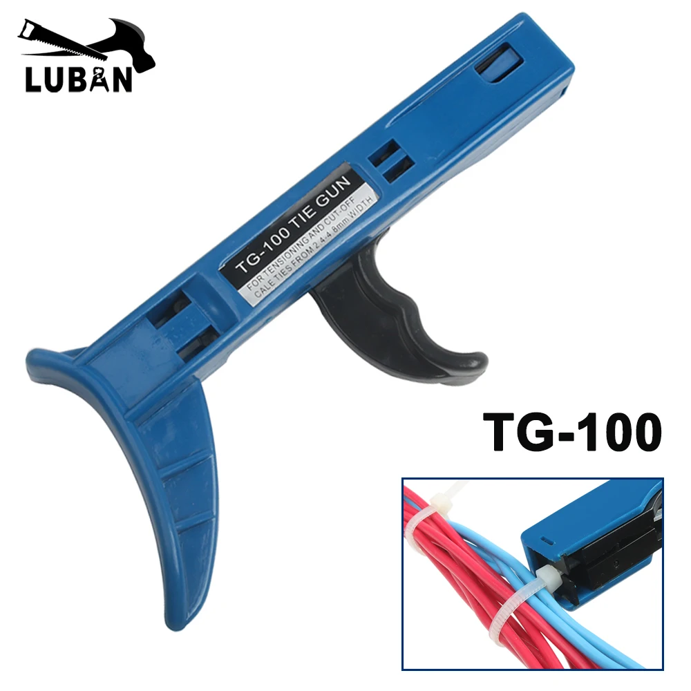 Ferramentas de Mão Automáticas da Arma do Laço do Cabo de Tensão para a Fixação do Laço do Cabo de Náilon e a Ferramenta de Tensão 2.44.8 mm Tg100