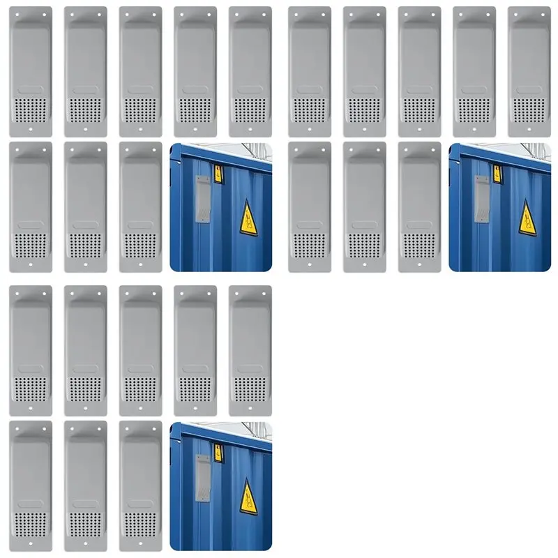 【EFFICIENT 】24 PCS Shipping Container Vent For Container,Reducing The Heat And Humidity Of Cargo Containers,Lateral Flow Ventila
