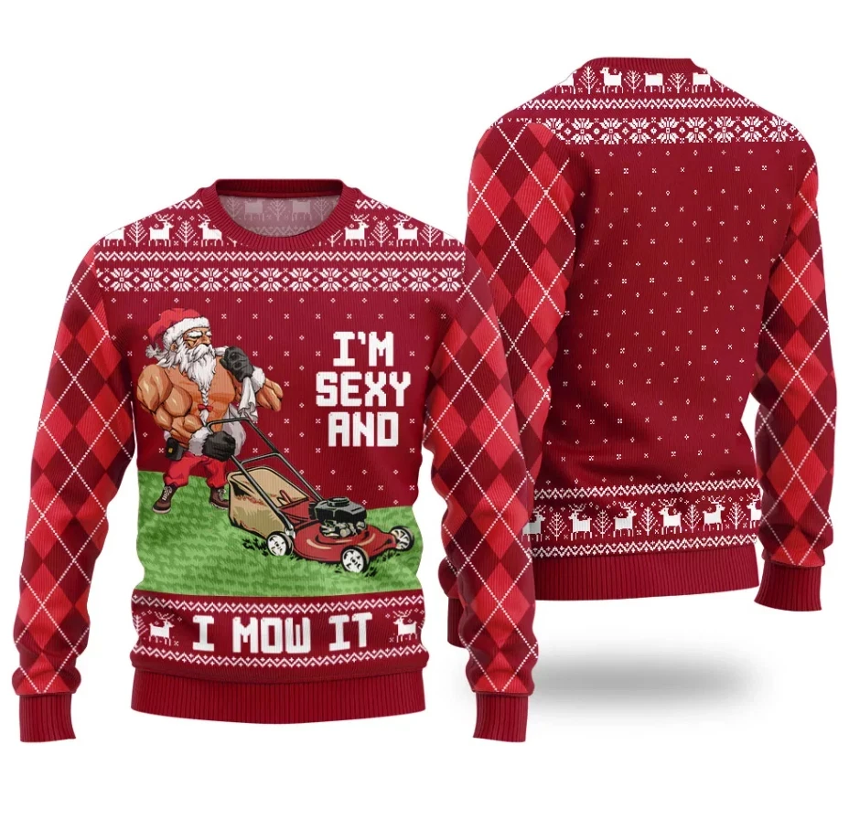 كابيبارا عيد الميلاد القبيح عيد الميلاد سترة مضحك سانتا يسوع عيد الميلاد فيبي هدية البيرة الجرافيك البلوز بلوزات عادية Y2k البلوزات #2