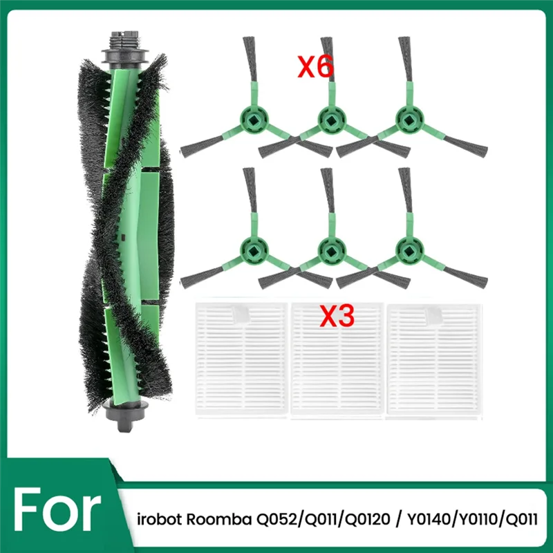 

TFTP-10 шт. для Irobot Combo Essential Series Y0140 Y0110 Y0112, аксессуары для роботов-пылесосов, основная щетка, боковая щетка, фильтр