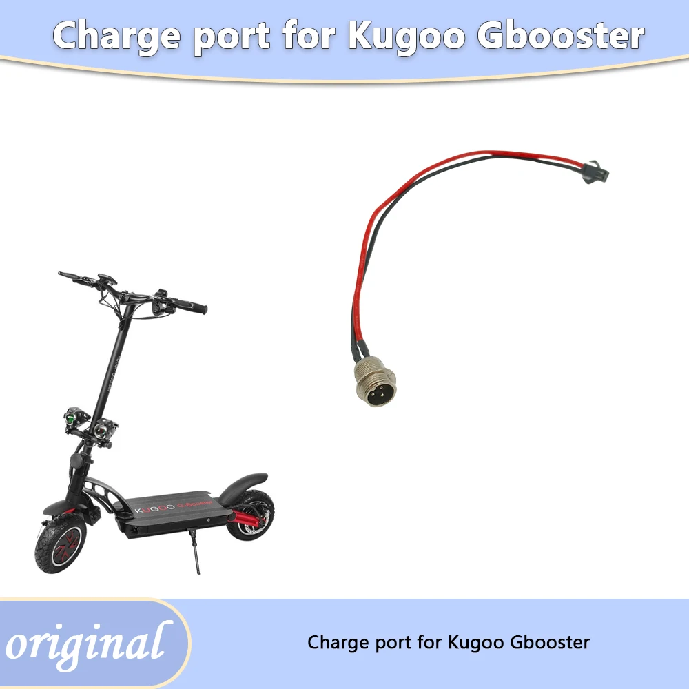 ​​Charging Port Connector For Kugoo Gbooster Electric Scooter Charger Interface With Cable Line Spare Parts Accessory
