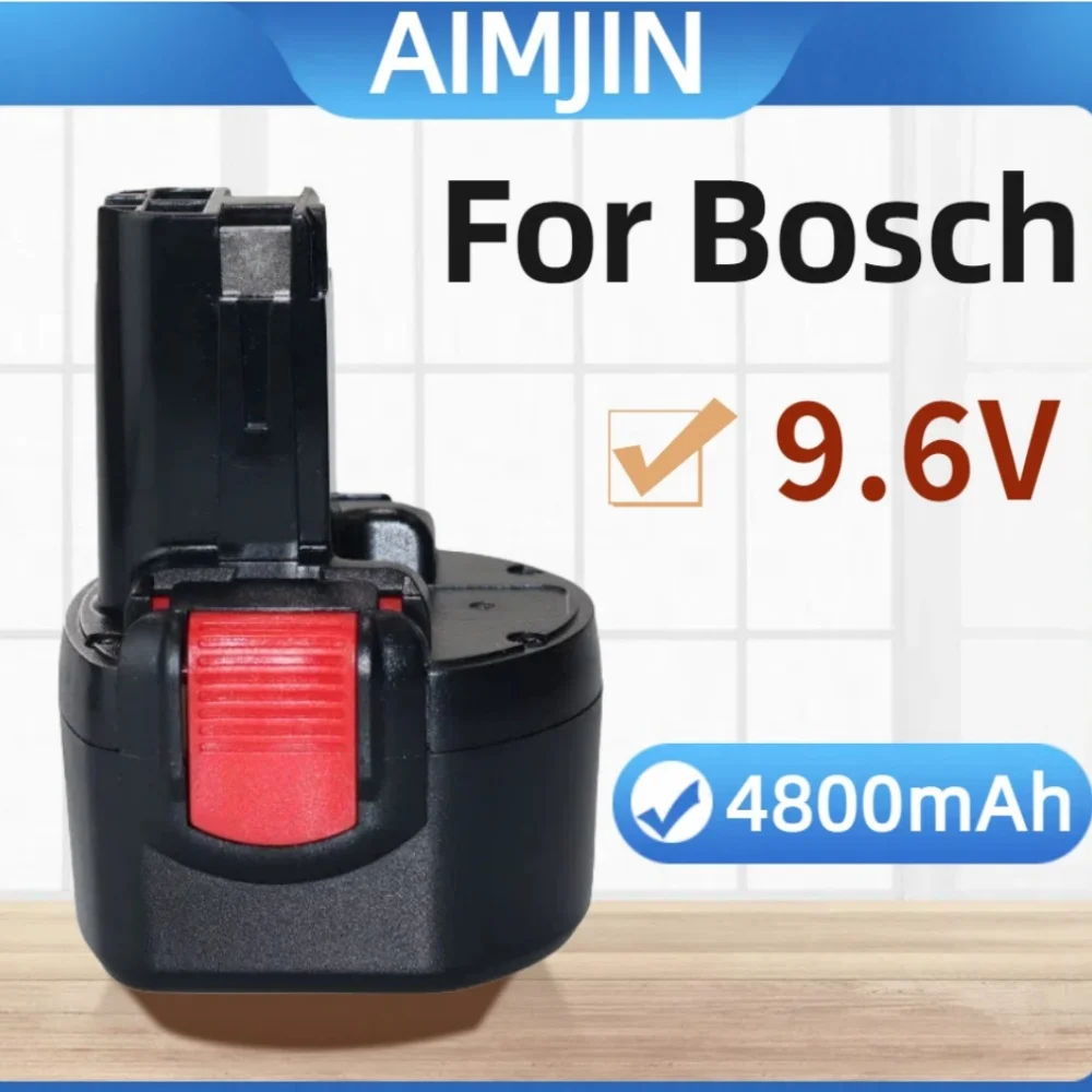 

For Bosch 9.6V 4800mAh Ni-CD Rechargeable Battery Power Tools Battery PSR 960 BH984 BAT048 BAT119