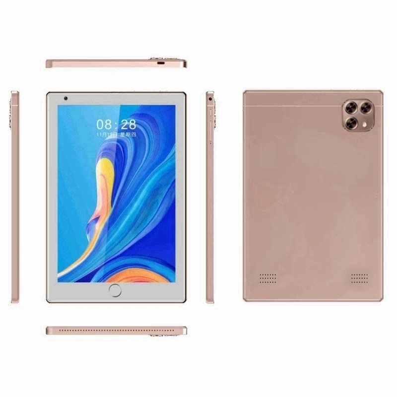 8 Inch Android 5.1 Phone Tablet LCD Capacitive Touchscreen 1280 x 800 Pixels MTK6592 8-Core 1GB RAM 16GB ROM Type-C 2x SIM Card