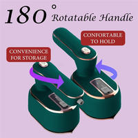 Efficient-Travel Steamer Mini Iron For Clothes: Portable Mini Steam Iron Handheld Clothing Steamers Travel Size