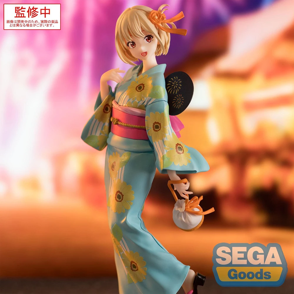 Em estoque original genuíno sega luminasta lycoris inoue takina nishikigi chisato (ukata de omatsuri) figura brinquedos colecionáveis