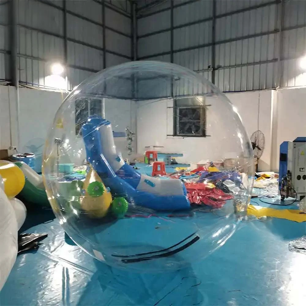 PVC Klar Aufblasbare Menschliche Größe 2 m Wasser Zu Fuß Ball Aufblasbare Wasser Zorbing Roller Bälle Riesen Ballon Für Schwimmbad