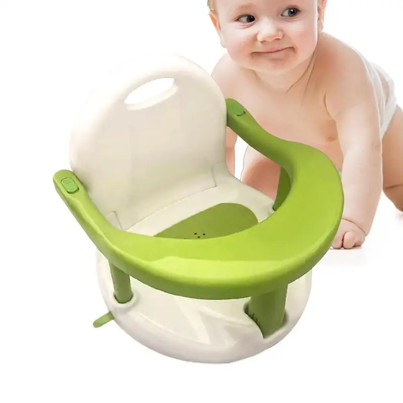 

Baby Bath Chair Non-Slip Infants Baby Bath Chair Infant Baby Bath Seat Shower Chairs Backrest Support And Suction Cups Bathroom