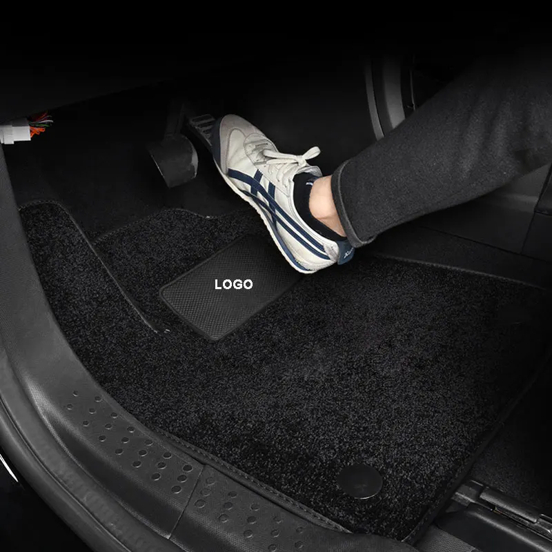 2Pcs Car Carpet Floor Mat Antifouling Decoration For Mercedes SMART 451 453 Fortwo Forfour Car Accessories Interior Modification