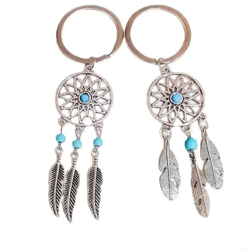 

Dreamcatcher Car and Decoration Bohemian Keychain Car Accessory Alloy Rings Suitable for Everyday Styles