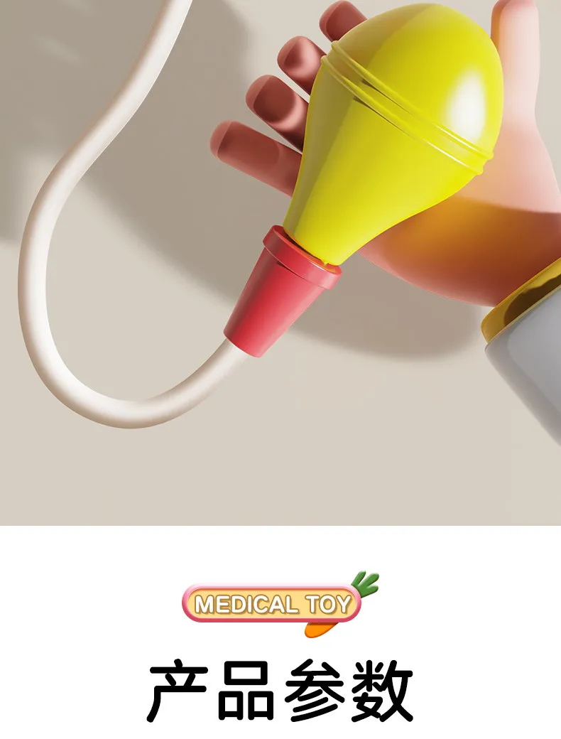 Kit Medico per Bambini, Set Giocattolo Medico per Gioco di Ruolo, Stetoscopio, Costume da Dottore, Regalo Educativo per Bambini e Bambine