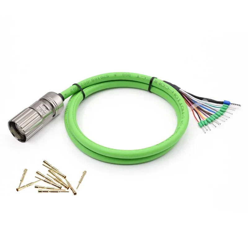 1Pcs motor encoder aviation plug holder M23 connector 12 19 holes 17 pins 6 pins 8PIN