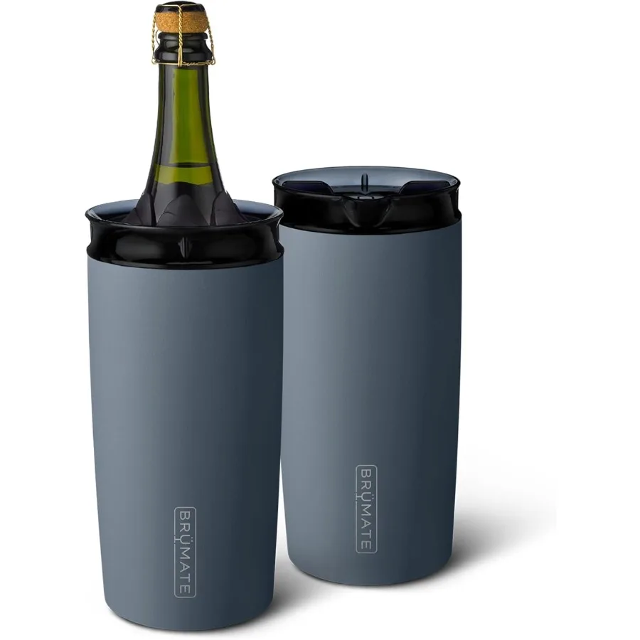 

Togosa 2in1 Wine Chiller Bucket or Champagne Bucket and 100% Leakproof Pitcher Portable Cooler Fits Most Wine Champagne and Liq