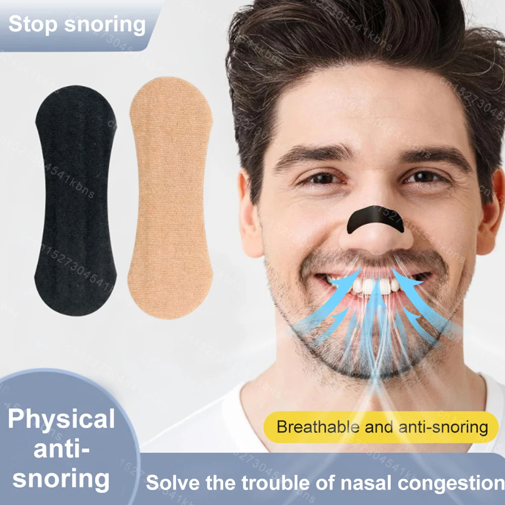 ポータブル呼吸ノーズストリップ、鼻ストリップ、正しい方法、いびきを止める、睡眠補助装置、呼吸しやすい、睡眠を改善する、10個、100個