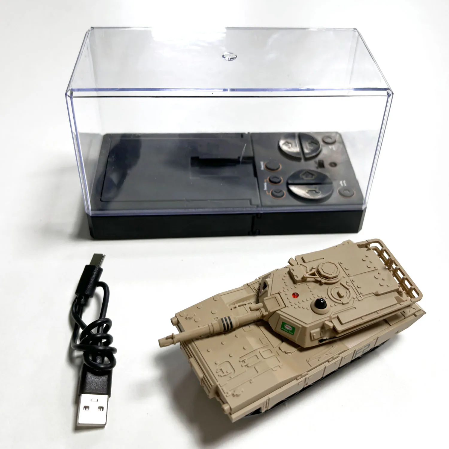 RC Mini Tank RTR Zdalnie sterowany czołg bojowy Zabawka Obróć wieżyczkę System na podczerwień Model czołgu Zabawka dla dzieci Prezent