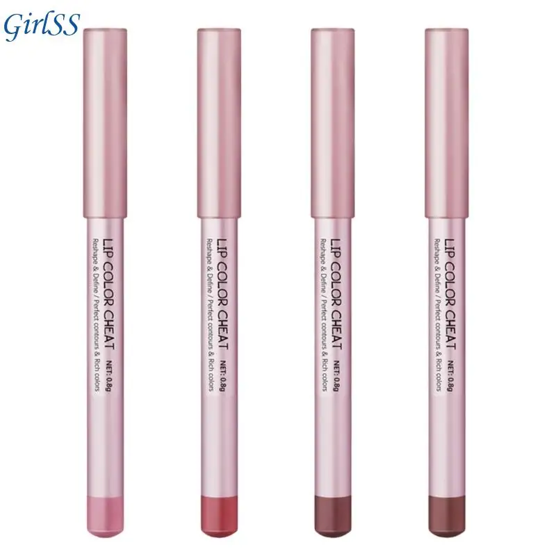 Lip Color Cheat Waterproof Lip Liner Makeup Easy to Color Lip Liner Pencil Lasting Lipstick Lip Pencil T4MB