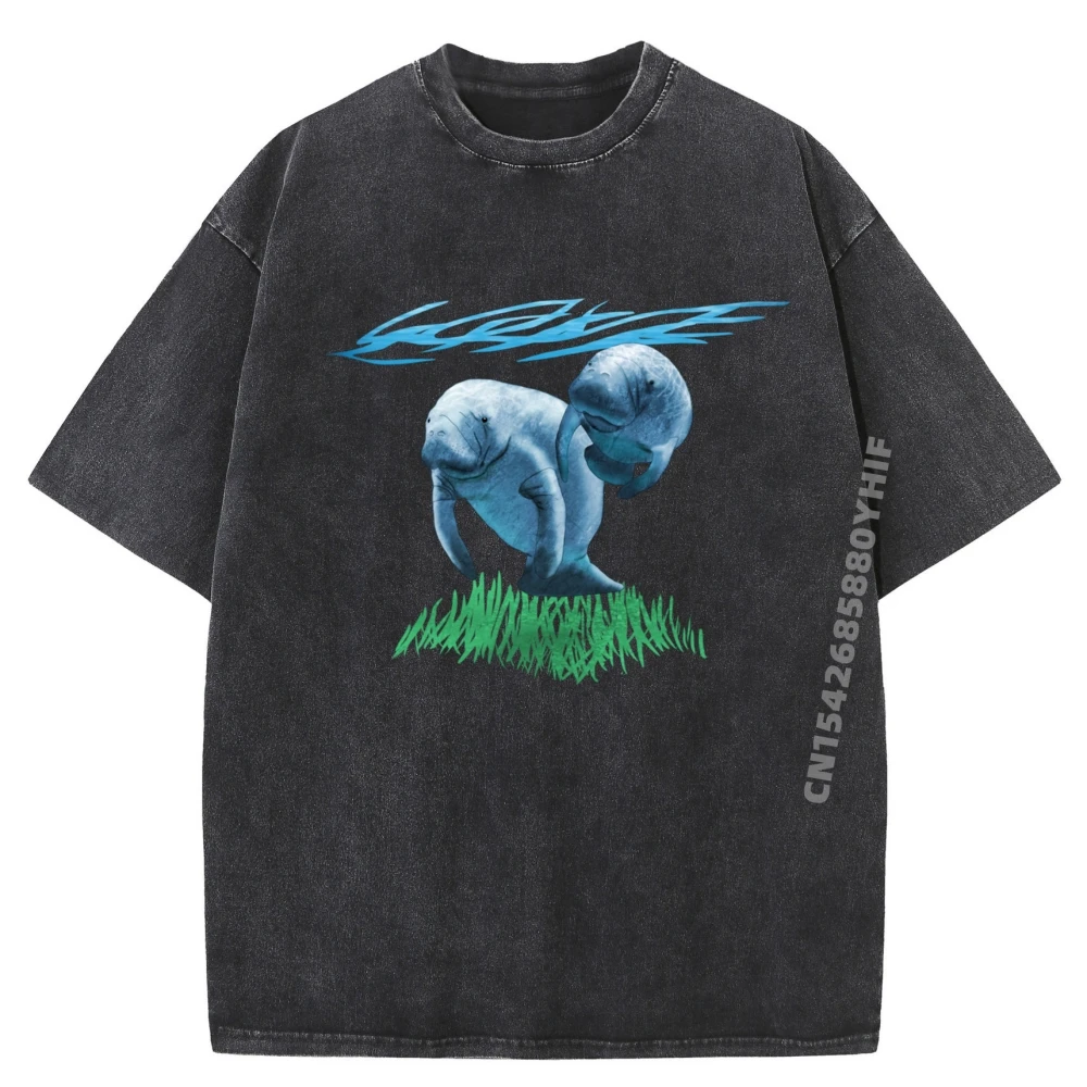

Последняя футболка с принтом Love The Manatees, графические футболки, мужские топы, футболки, мужские рубашки с принтом, стираная одежда в стиле ретро