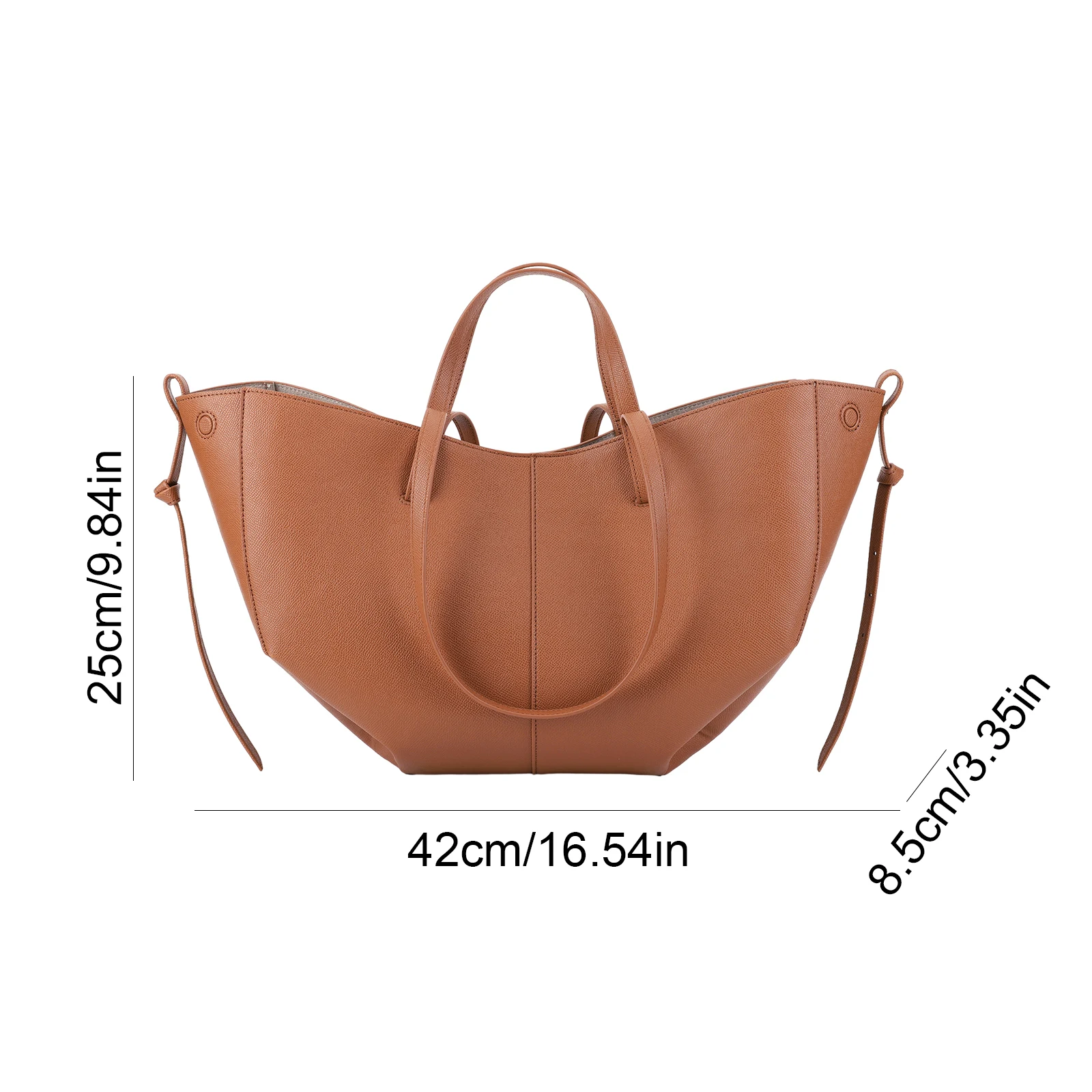 Fashion Luxury Design PU Leather Shoulder Bag Large Capacity Tote Bag Women Handbag Purse Female Underarm Bag Travel Totes