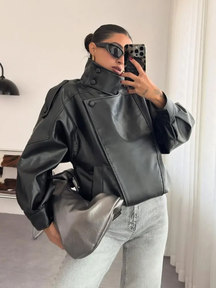 Thumbnail 4 - #55 Best Womens Faux Leather Jackets to Buy In 2026