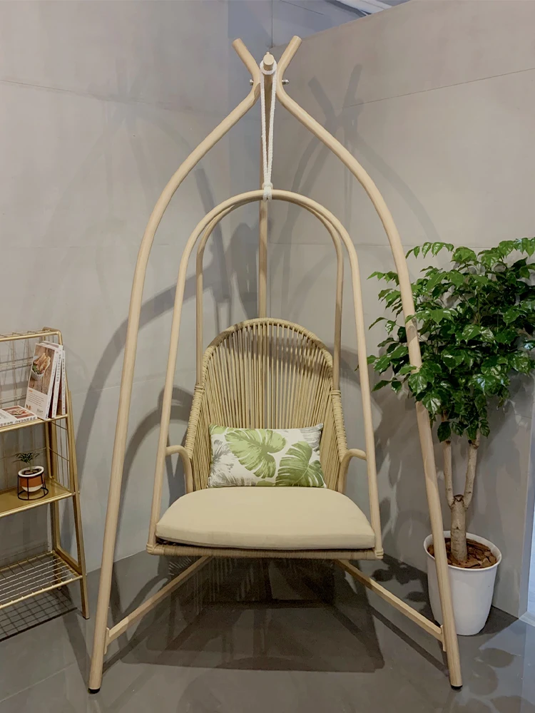 Glider Swing Balcony Hanging Basket Chair Leisure Indoor Cradle Chair Rocking Chair Terrace Outdoor Swing