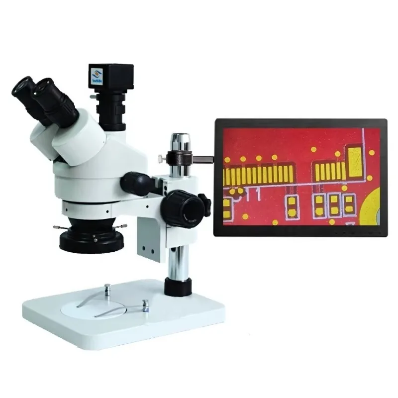 Factory Direct Sale  BOSHIDA Binocular Digital Microscope Main Board PCB Repair Cell Phone Repair With Measurement Stereo Micros