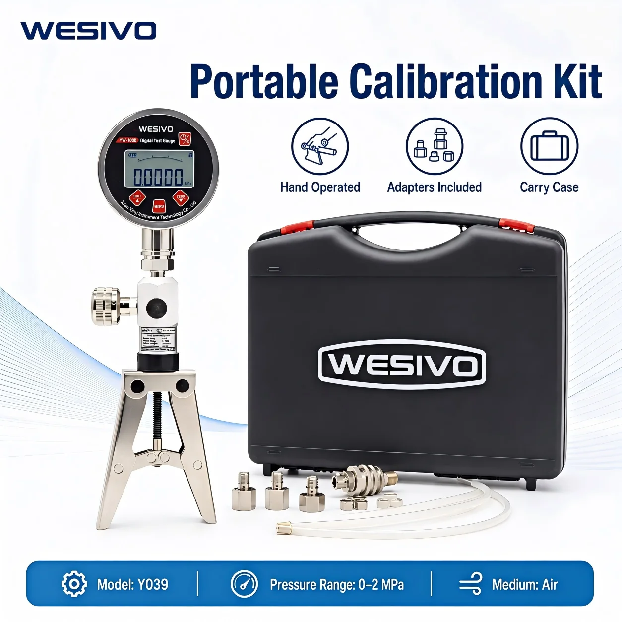 High Quality Portable Handheld Pneumatic Pressure Pump For Pressure Gauge Calibration