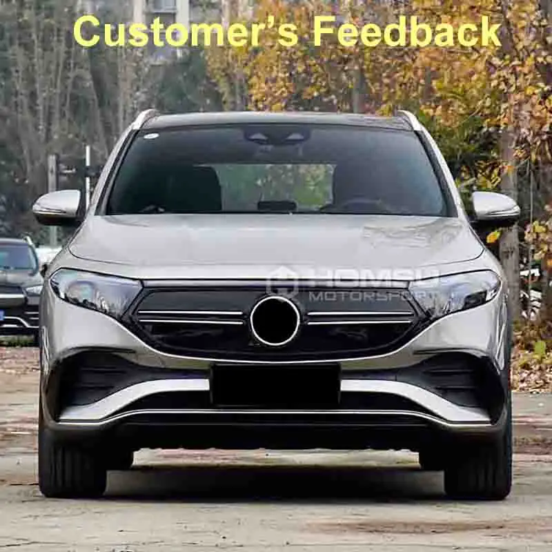 Year 2022-2023 EQA Front Bumper Grille Gt Style With Front Camera Model For merced EQA Grille For EQA Electronic Vehicle