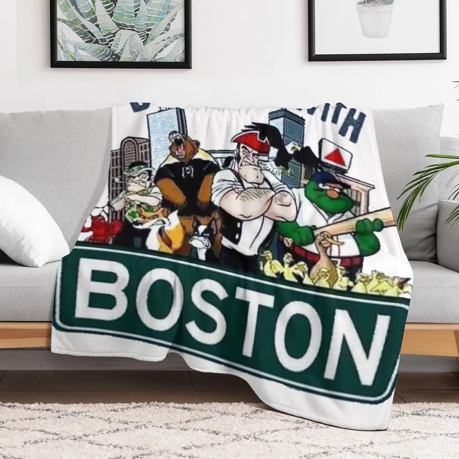 Dona??t Mess With Boston Throw Blanket Lightweight Warm Blanket for Travel Camping