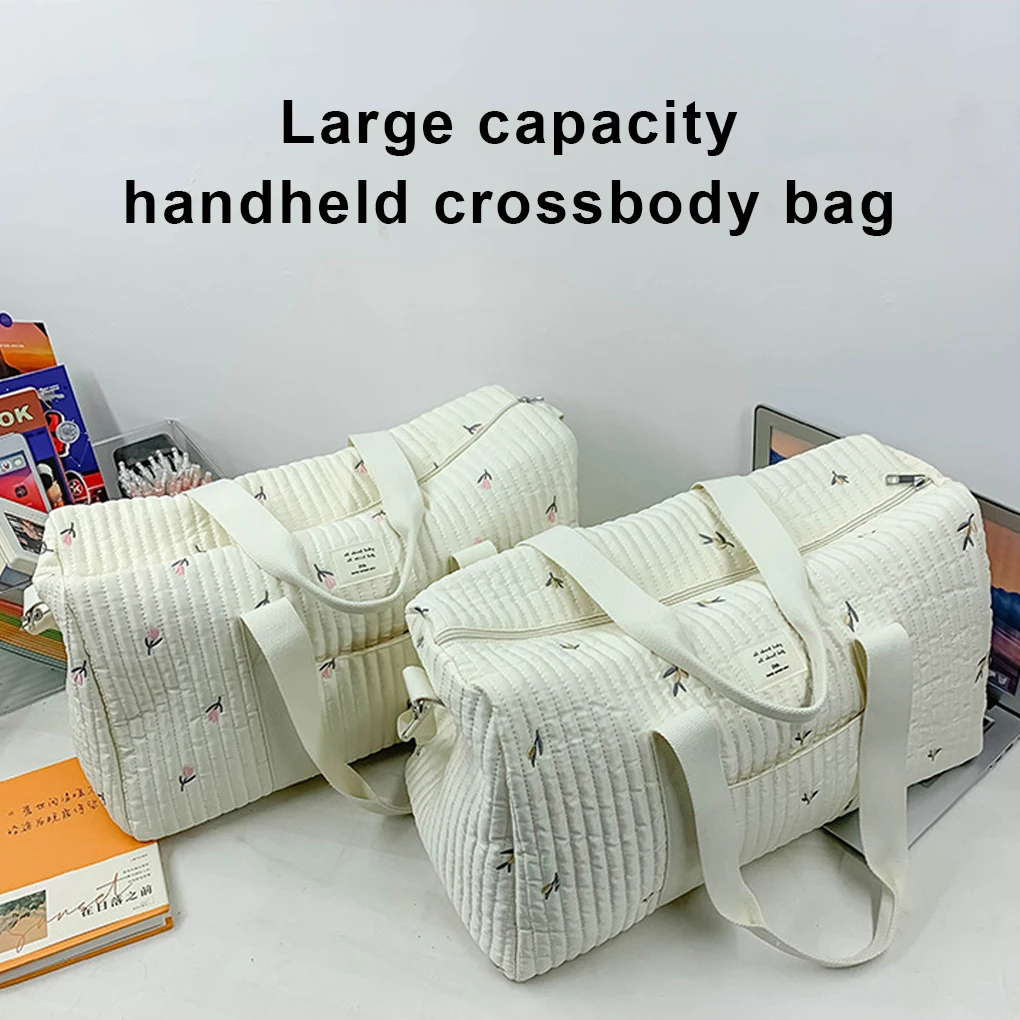 Reinforced Bottle Pocket Korean Fashion Mommy Handbag Easy Access To Bottles Comfortable