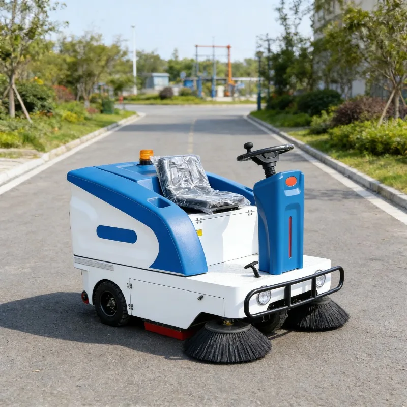 

Ride On Electric Floor Sweeper With 1350mm Path For Logistics Center Floor Cleaning Professional Sweeping Equipment Machine