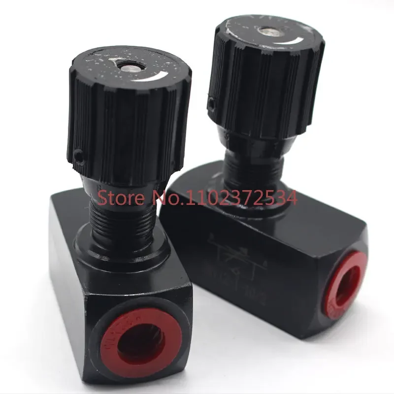 Hydraulic one-way valve speed control valve G thread throttle stop British G1/8 metric M10X1 DRV6-1-10/2