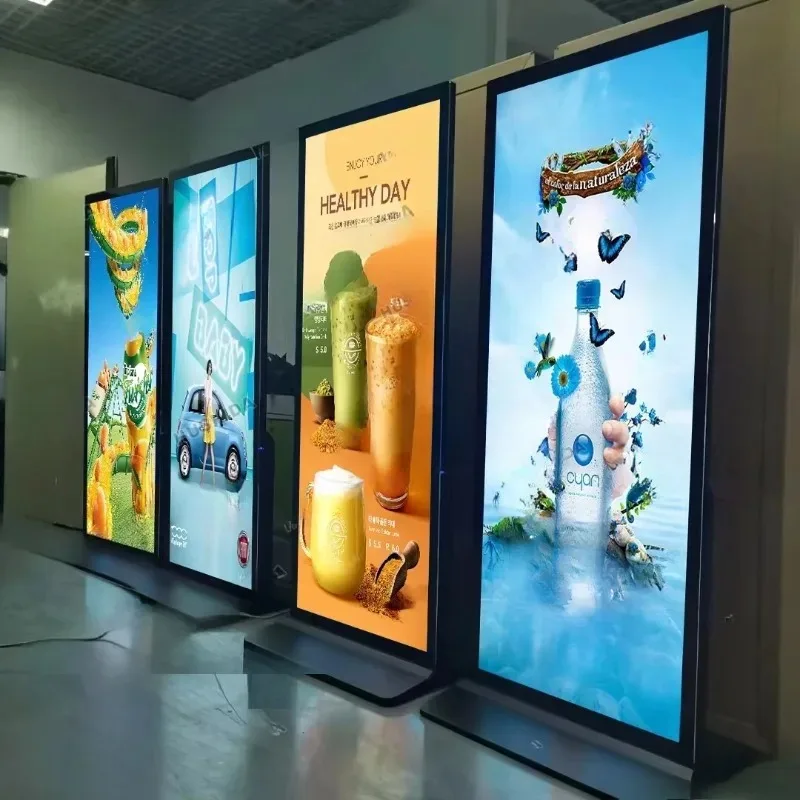 

Interactive Display Advertising Screen Digital Signage Touch Screen Floor Standing for Indoor 75 86 98 Inch Best