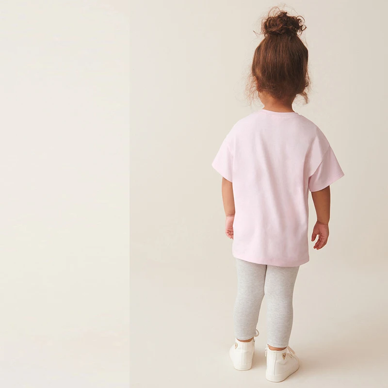 Little maven 2025 New Tracksuit Summer Cotton Baby Girls Children\'s Clothing Sets Cartoon Mermaid Tops+Pants Kids Clothes