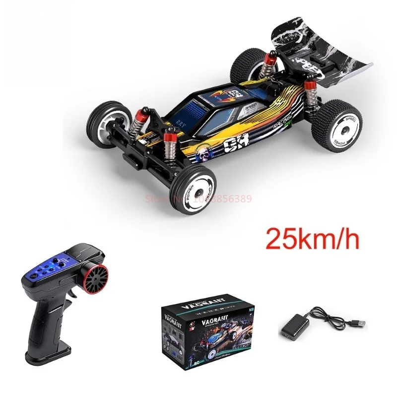 Weili 244016 carro elétrico de controle remoto de alta velocidade Bajia RC escala 1:24 veículo modelo de brinquedo de competição com tração nas duas rodas