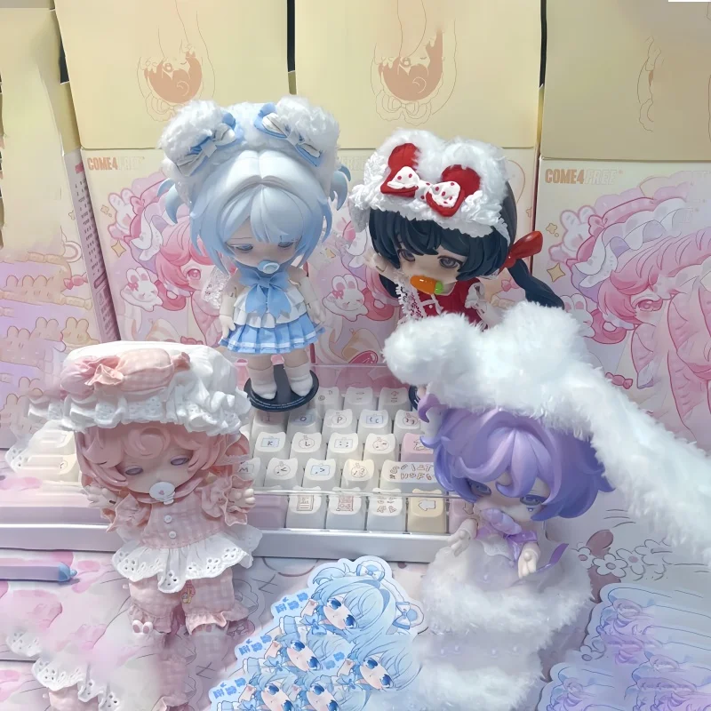 

14 см Come4free Milk Cake Dreamy Puff Series 1/12bhdsuprise Box 3d экшн-модель куклы модная серия украшение для рабочего стола подарочная игрушка