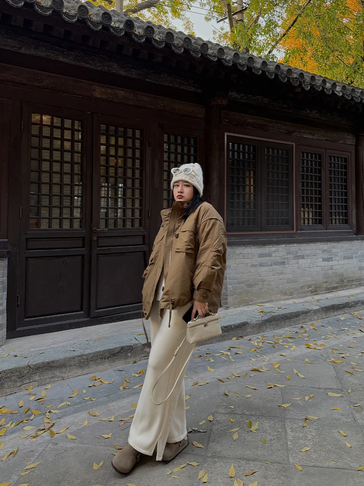 

Легкая женская пуховая куртка Pencil Little Xin Plus Size: модная, теплая, для работы и повседневной носки