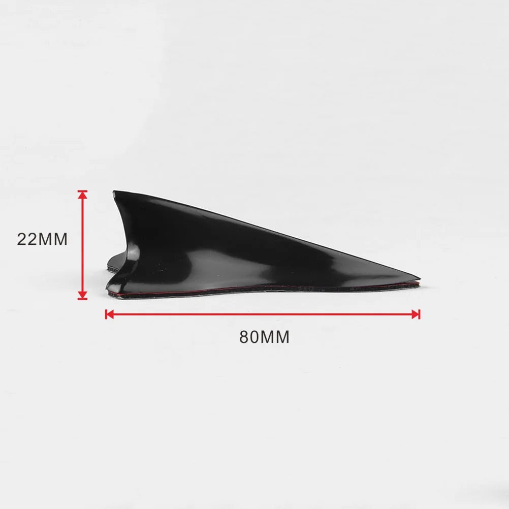 

10 pcs Shark Fin Car Roof Antenna Abs Universal Vehicle Empennage Modification Decor For Most Cars Auto Electronics
