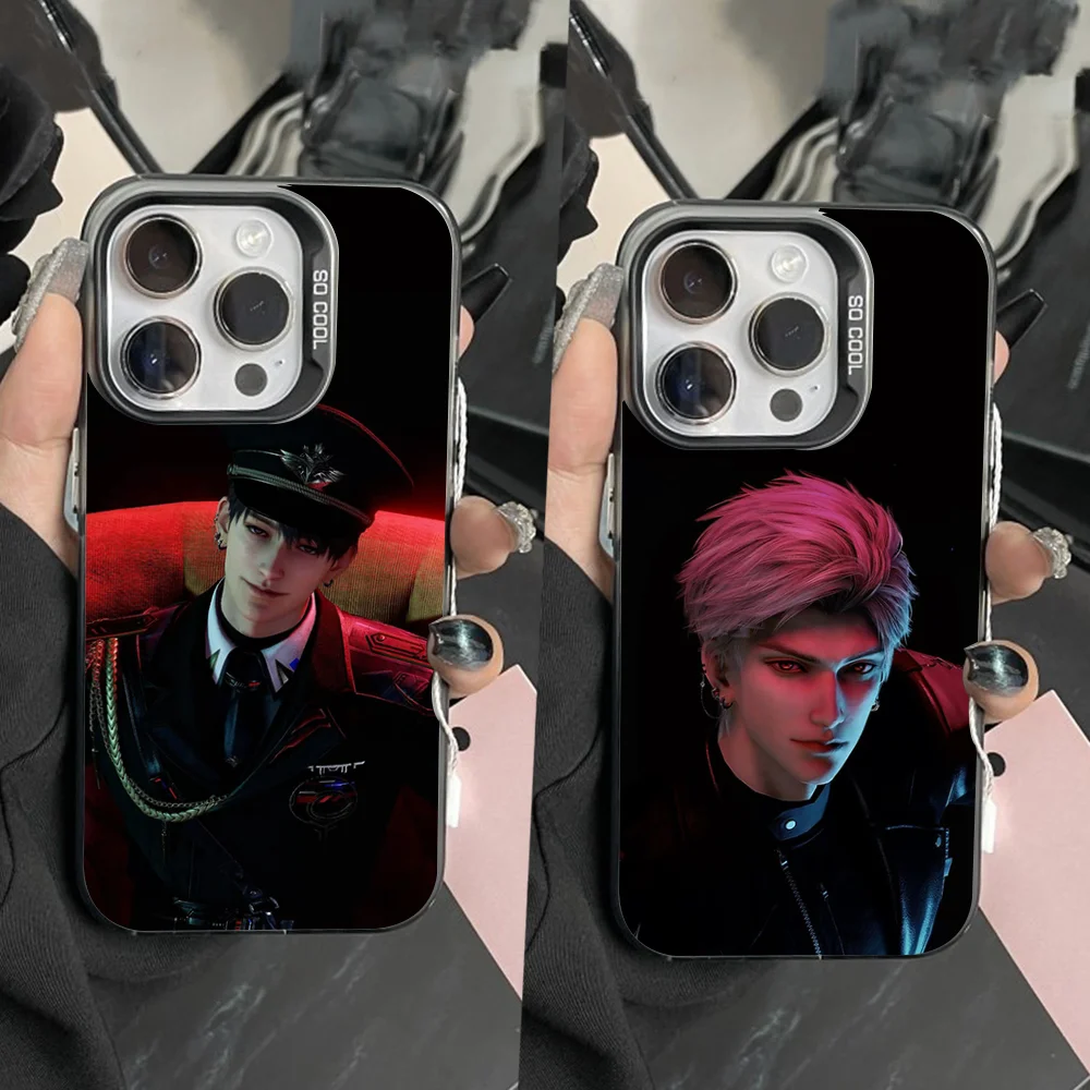 

Love and Deepspace Phone Case For iPhone 16,15,14,13,12,11,Pro,Max,Plus,Mini,XS Anti Fall Black Matte Hard Bumper