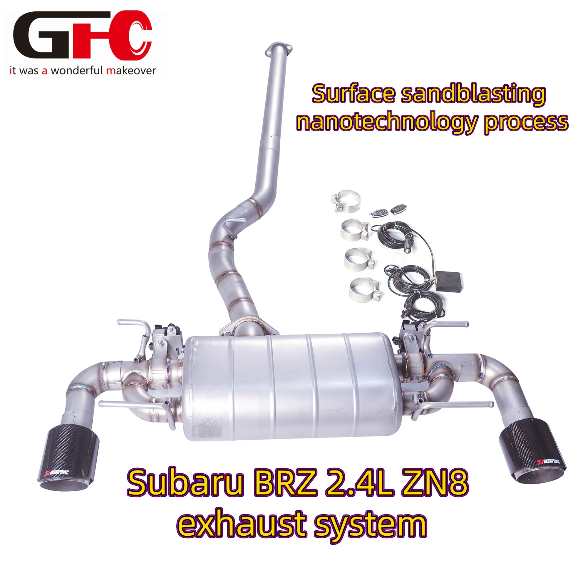 

OEM for Subaru BRZ Toyota GR86 2.4L Catback with valve exhaust system from 2022 to 2025