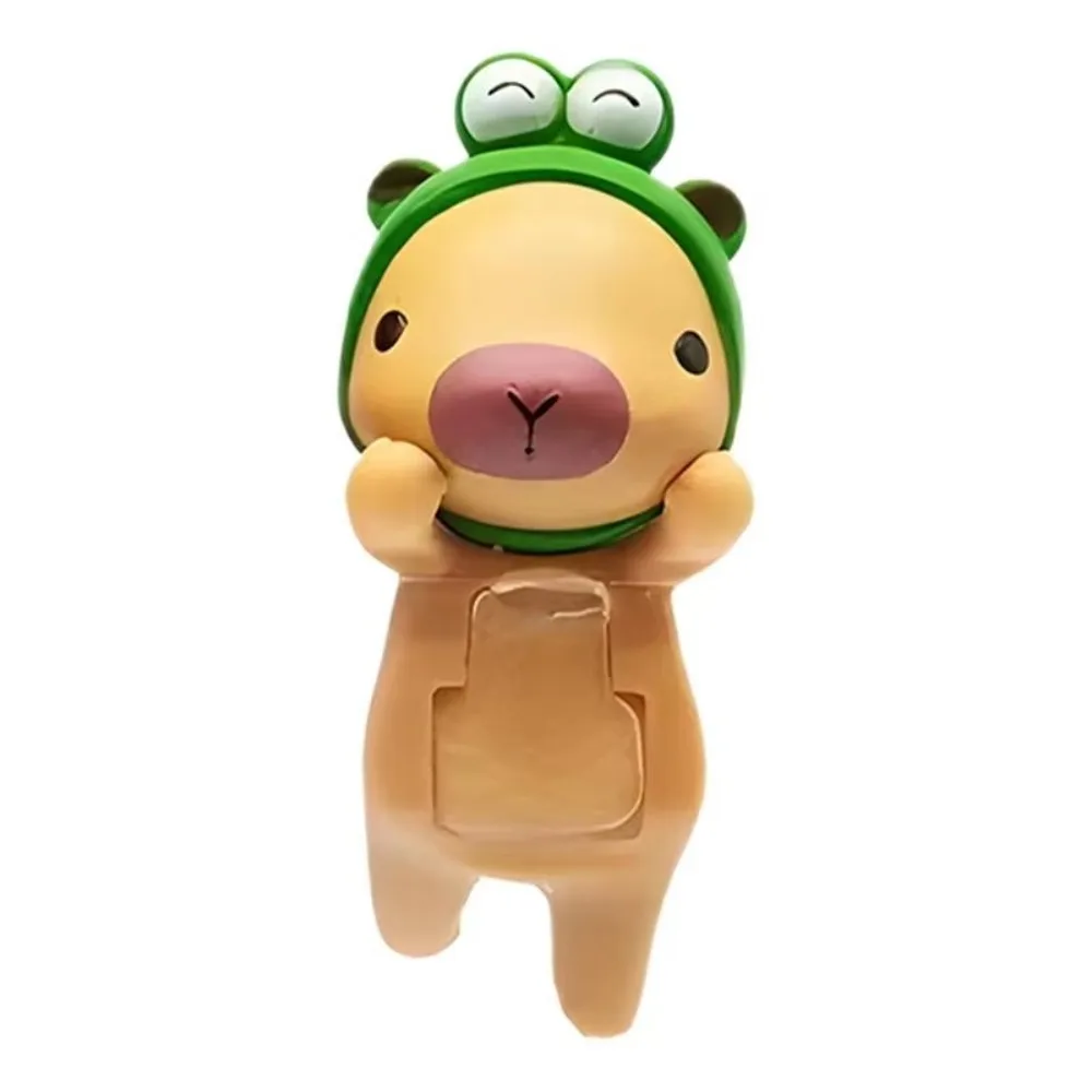 Simpatico cartone animato capibara scatola cieca Kawaii PVC cruscotto giocattoli bambole regalo piccolo animale figurine per auto console centrale telefono cellulare