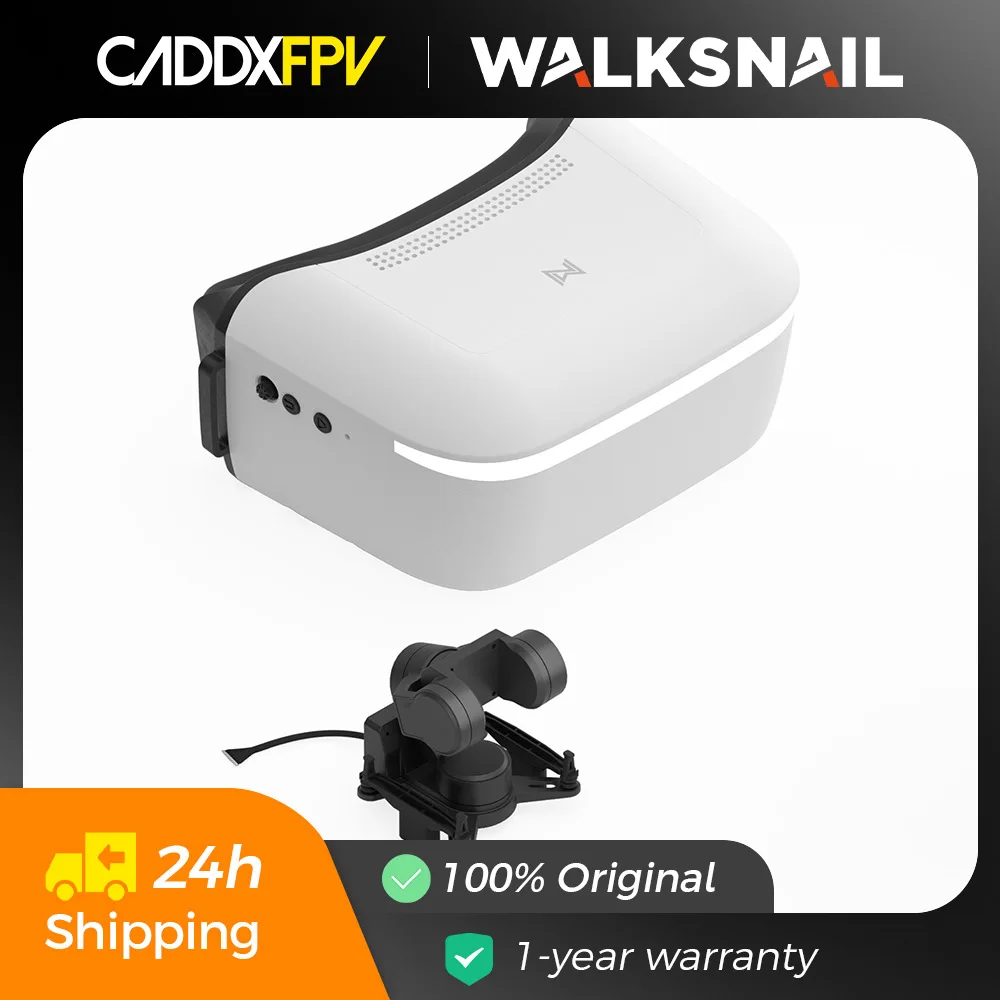 Caddx Walksnail Avatar HD FPV Goggles L 1920x1080 4.5 Inch 4km Distance Head Tracking for RC Cars FPV Drones Fixed-wing Gimbal - image 1 of 6