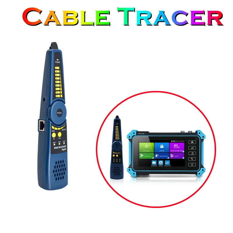 Cable Tracer RJ45 Detector Line Finder LAN Network Telephone Wire Tracker fit for CCTV Tester CCTV Camera Monitor Cable Trace