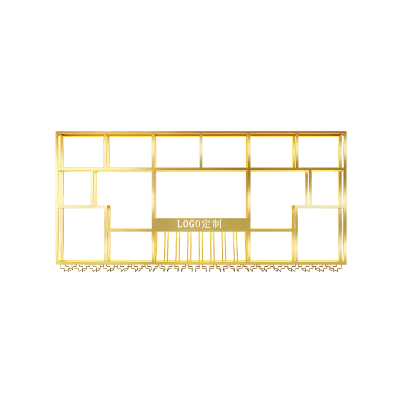 

Retro Bar Cabinet Modern Metal Industrial Style Buffet Drinks Storage Luxury Wall Mounted Wine Rack Gold Wijnkast Club Furniture