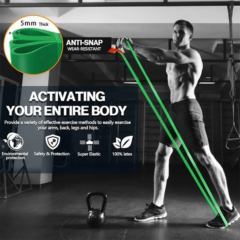 Pull Up Resistance Bands Assist Exercise Workout Band for Fitness Powerlifting Stretch Mobility Assistance Band at Home Training