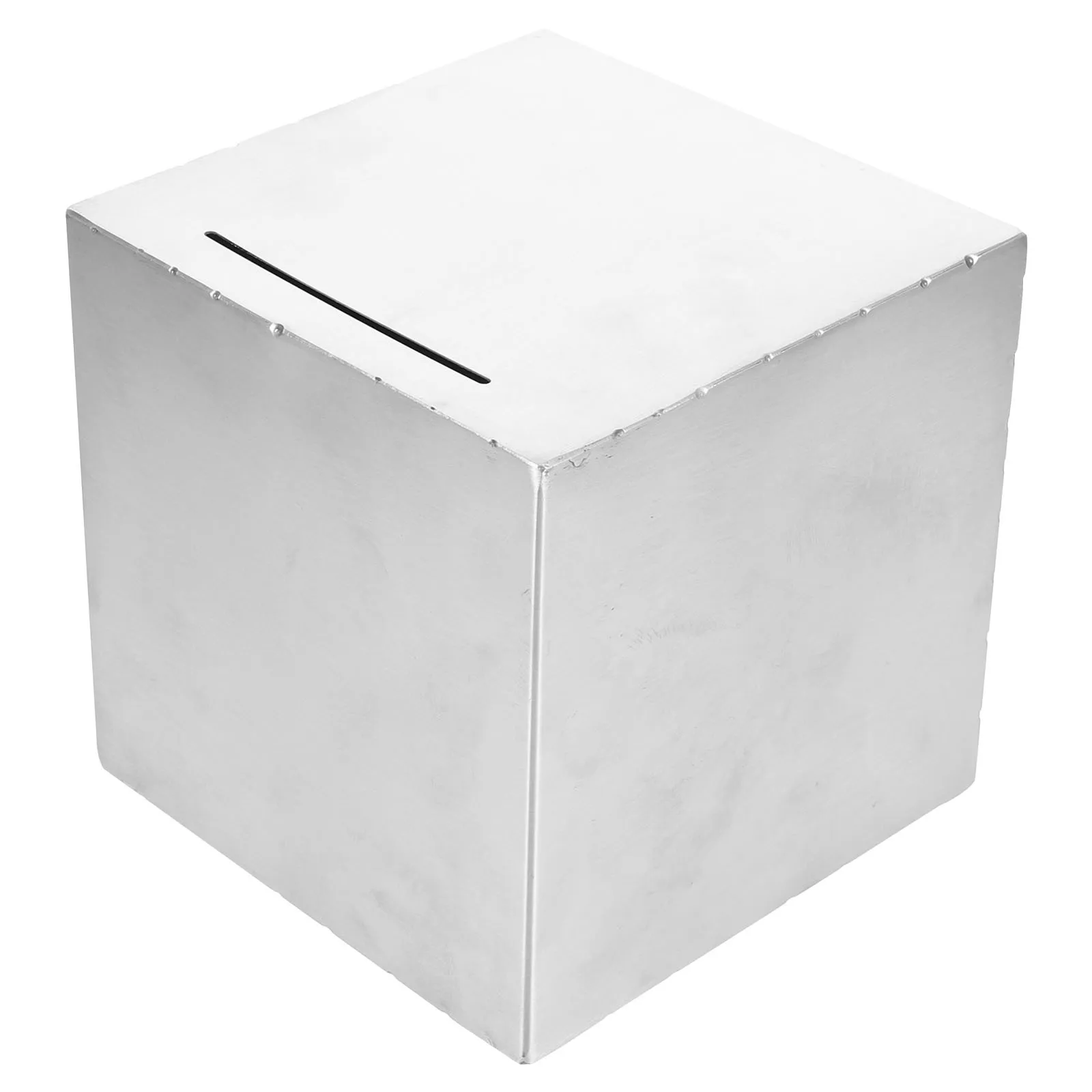 

Metal Piggy Bank Stainless Steel Adult Money Saving Box Unbreakable Coin Bank for Home Desk Cash Savings Holder