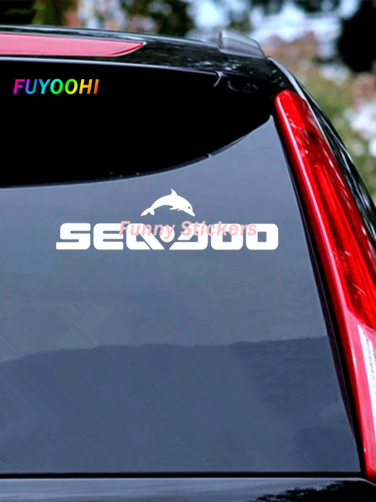 FUYOOHI Funny Stickers Exterior Accessories Sea Doo Vinyl Decal Window Sticker Seadoo Car Boat Styling DIY Decal Stickers