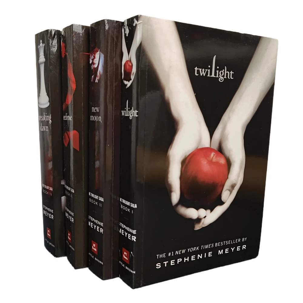 just 1 book The Twilight Saga 1/2/3/4 English Novel book twilight new moon eclipse breaking dawn