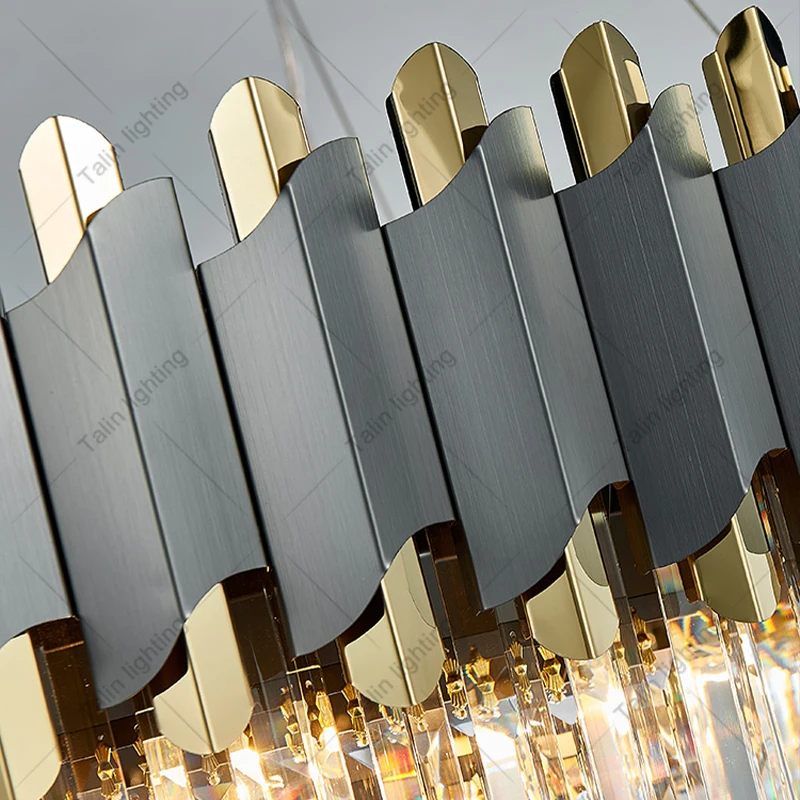 New Arrivals Matte Black Chandeliers Lighting Fixture Dining Room LED Chandelier Lights For Living Room