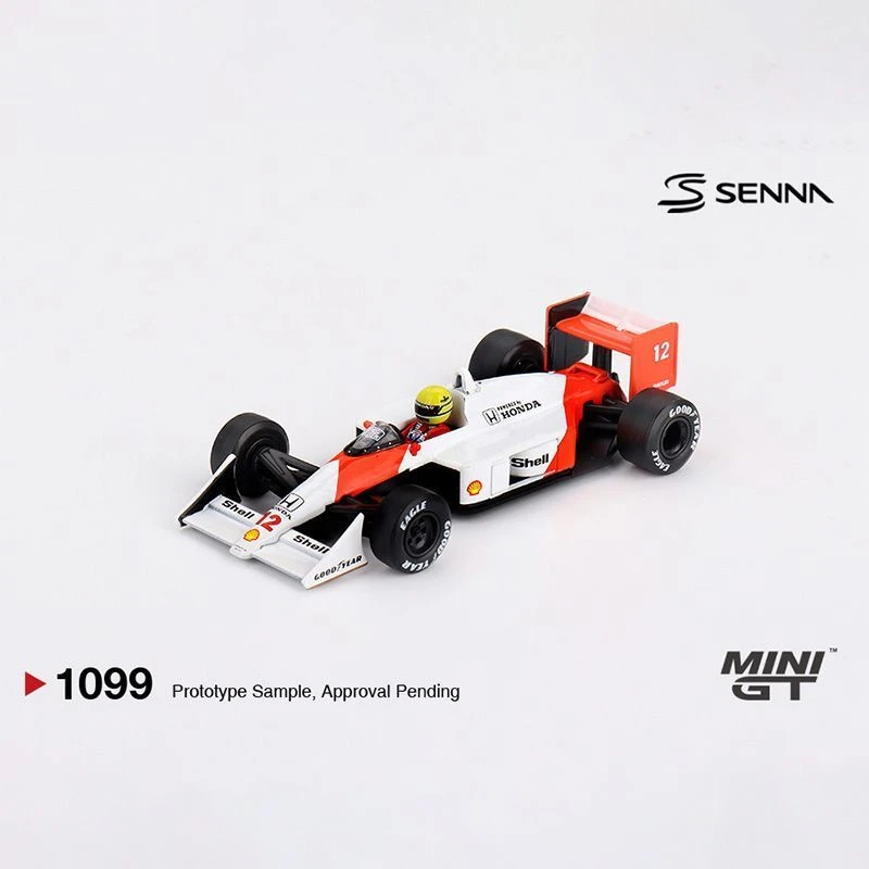 MINI GT 1:64 Oracle Red Bull Racing RB19 # 1 Max Verstappen McLaren MP4/4 # 12 Ayrton Senna Legierungs-Druckguss-Automodelle Sammlung – Detail 2