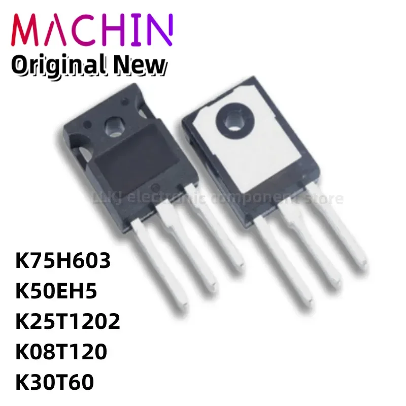 1pcs K75H603 IKW75N60H3 K50EH5 IKW50N65H5 IKW25N120T2 K25T1202 K08T120 IKW08N120T K30T60 IKW30N60T TO247 MOS FET TO-247.