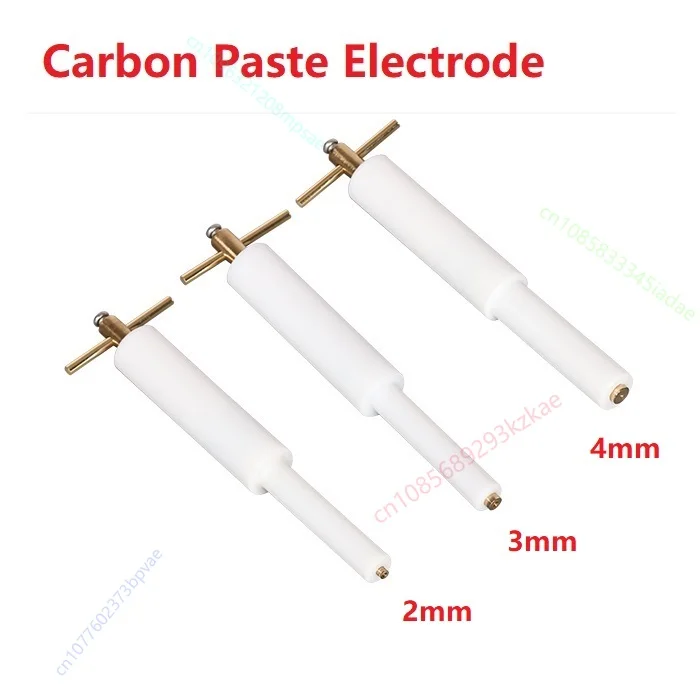カーボンペースト電極-キャビティ調整可能-2mm-3mm-4mm-銅棒